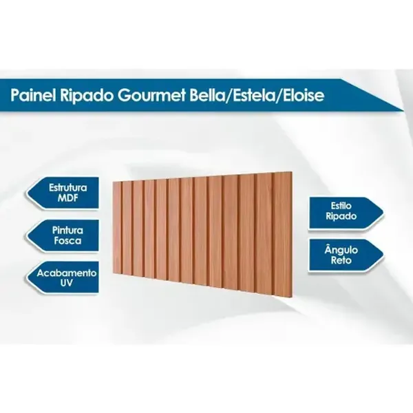PAINEL MGM RIPADO COZINHA 120CM FREIJO